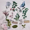 Geschenkwikkeling Vintage Plants Vellum Paper Stickers voor scrapbooking DIY Projects Journal Planner Card Making Crafts