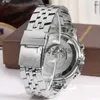 أجهزة أخرى قابلة للارتداء كلاسيكيات جاراجار ميكانيكية ساعة عارضة أزياء حذافة الميكانيكية ميكانيكية المراقبة التقويمية حزام الصلب معصم watch x0821