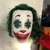 Party Masks Halloween Secoration dostarcza horror zabawna peruka maska ​​karnawał wielkanocna klaun zielone włosy maska ​​230818