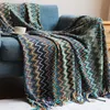 Dekens Boheemian Plaid Sofa Tassel Deken Gebreide Comfortabele zachte warme dekens voor bed Sofa Cover Bedspread Office Nap Deken 230818
