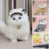 Plush Dolls Symulacja Mini kotka Śliczne podkładka na Pluszowe koty z dźwiękowymi dziećmi Prezenty urodzinowe Kreatywne naśladowanie kotów dekoracje domu 230821
