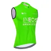 Jackets de ciclismo Conjunto de ciclismo Windbreaker Ineos Jersey Men Bike Vest Maillot Ropa Ciclismo Unsleeves Bicycl Tshirt Clothing 230821