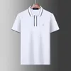 SP Designer Polo Shirts Männer Luxus Polos Freizeitmänner T -Shirt Schlange Bienenbrief Druck Stickerei Mode High Street Man Tee