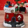 Andra heminredning Craft Display Accessory Harts Music Christmas House Ornament Egofriendly Xmas Decorative Accessories Gifts Harts Christmas X0821