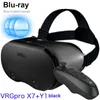 VRAR Accessorise VRGPRO X7 3D VR Headset Virtual Reality Glasses Hjälm för smartphones Telefonlinser med kontroller Hörlurar 5 till 7 tum 230818