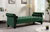 Sgabello per divano rettangolare grande, verde