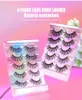 Handmade Reusable Multilayer False Eyelashes Fluffy Wispy Thick Fake Lashes Naturally Soft Delicate Full Strip Eyelash Extensions DHL