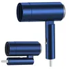 Secadores de pelo Mini secador de alta potencia Quickdrying Blue Light Ion Mute Martillo de seguridad plegable Conveniente 230821