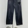 Jeans pour femmes Vintage Fashion Original Highquality Washed Distressed Holed Design Célèbre Marque Highend Luxury Straight Denim Pants 230821