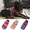 Dog Apparel Classic Deer Print Big Dog Sweater for Mdium Large Dogs Winter Pet Clothes for Greyhound Labrador Pullovers Mascotas Costume 230821