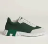 Designer che rimbalzava sneaker uomini scarpe casual in pelle e in mesh allacciata scarpe da corridore sportiva in gomma un uomo in stile top top sget con scatola EU38-46