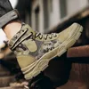 Boots Autumn Military Boots For Men Camouflage Desert Boots High-Top Sneakers Non-Slip Work Shoes For Men Buty Robocze Meskie 230818