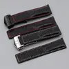 horlogeband voor herenhorloges 22 mm echte lederen luxe horlogeband voor fit tag -serie polswatch armband met implementatie gesp bu290e