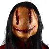 Maski imprezowe Ghost Face Mask Crawl rzeczywistość Realistyczna, ciekawe przerażające, świetne dla upiornych wydarzeń o tematyce Duch Makeup Need 230818