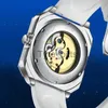 Autres appareils portables 2023 Nouveaux binbond H1133 tourbillon mécanique mecs masculine en acier automatique squelette masculine montres