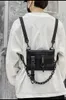 Taillenbeutel funktionaler taktischer Brusttasche für Unisex Modebuhlet Hip Hop Weste Streetwear -Tasche Taille Pack Frau Schwarz Wild Brust Rig 230820