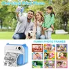 Film Cameras Children's Instant Print Camera With Thermal Printer Kids Digital Po Camera Girl's Toy Child Camera Video Boy's Birthday Gift 230818