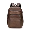 Okul çantaları yüksek kaliteli usb şarj sırt çantası erkek PU deri çantası büyük dizüstü bilgisayar sırt çantaları erkekler için erkek mochilas okul çantası 230821