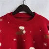 Maglioni femminili per donne maglione a manica lunga natale pullover caldo top top white cavi maglia da donna