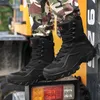 Boots Men Military Boots Men's Desert Combat Boots Outdoor Man non-slip Snow Boots Male waterproof Tactical Boots platform Ankle Boots 230818