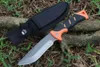 Новый M7638 Outdoor Survival Straight Nofge 3cr13mov Титановый покрытие точка капля лезвия gfn ручка с фиксированной лезвией с нейлоновой оболочкой