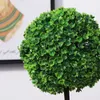 装飾的な花2 PCSプラスチックフラワーボール人工植物ホームガーデンデコレーションボンサイツリーオフィスポッティング