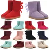 Ultra Mini Platform Uggity Tazz Boot Designer Woman Winter Onkle Australia Boots Snow Bottom Leather Real Real Dark Fluffy Boofies with Fur Uggits 36-41