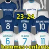 23 24 maillots de football Marseille maillot de pied VITINHA Sarr GUENDOUZI NDIAYE CLAUSS Ounahi Harit VERETOUT Kondogbia Mbemba maillots de football hommes kits enfants 2023 2024