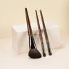 Pinceaux de maquillage OVW 3pcs Nature Goat Hair Shader Brush Brosse à ombre courte Brosse sculptante Cosmétique Beauté Brush Set Tool HKD230821