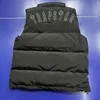 Trapstar New mens jacket vest vest womens puffer vest Europe and America standing collar vest sleeveless winter couple vest