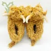 Movies TV Plush toy Highland Cattle Slippers Plush Scottish Cow Slippers Brown Fluffy Fur Home Slippers Winter Warm Kawaii Flat Animal Slides Shoes 230821