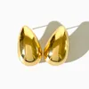 Charm Peri'sbox Statement Gold Silver Plated Large Waterdrop Stud Earrings for Women Chunky Thick Dome Teardrop Earrings Kylie Jenner 230821