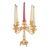 Kerzenhalter Igbbblove Luxus Metall Hochzeit Candlestick Party Home Decorations Gold Candelabra Mittelstücke Verlobungsgeschenke