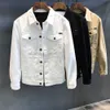 Vestes pour hommes Top pour hommes Casual Slim White Jacket Casual Workwear Denim Jacket J230821