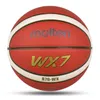 Ballen gesmolten basketbal officiële maat 765 pu materiaal vrouwen buiten indoor match training met gratis nettas naald 230821