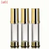 100 stcs mini 5 ml 10 ml airless pompfles bijvulbare fundering container -loties en gels dispenser reiscontainer fsdhj