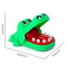 Giochi di giocattoli per denti di coccodrillo per bambini Borting Dentist Dentist Games Funny Toys Creative Keychain Ciondolo per bambini