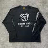 Men's T-Shirts High Quality Long Sleeve HUMAN MADE Fashion T Shirt Men 1 1 HUMAN MADE Vintage T-shirt Letter HUMAN MADE Tee Tops Men Clothing