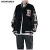 Herrjackor Spring och Autumn Coat Men's Jacket Baseball Suit Trend stilig First Senior High School Coat Plus Size Baseball Sports Jacket 230818