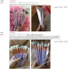 Makeup Borstes 10st Unicorn Makeup Brushes With Colorful BreSTles Handtag Fantasy Makeup Brush Set Foundation Eyeshadow Unicorn Brush Kit HKD230821