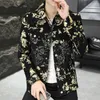 Men's Jackets Autumn Men's Luxury Fashion Suit Coat Embroidered Bomber Jacket Slim Fit High Quality Tuxedo Homme Men's Clothing 230818