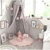 Carpets Children's Game Doormat Cotton Girl Boy Floor Mat Round Rug Kids Tent Baby Gym Carpet