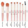 Make -upborstels 8pcs -14pcs Make -upborstelset Mini Blusher Eyeshadow Brush Professional Loose Powder Foundation Applicators Make -upborstels Tools HKD230821