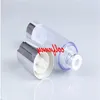 100 stcs/perceel snelle verzending 15 ml 30 ml 50 ml airless fles met UV zilveren vacuümpomp of lotion gebruikt voor cosmetische container RTADV