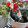 Garden Decorations Fairy Accessories Outdoor Mini Gnomes beelden Set van 4 Resin Funny Gardening 230818