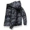 Hommes Vestes Gris Camouflage Puffer Veste Hommes Parka Vestes Hiver Sports De Plein Air Coupe-Vent Manteaux Avec Capuche Hommes Chaud Épaissir Rembourré Manteau 230821