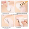 Makeup Borstes 3st Eyelash Clean Brush Skin Care Acne Pore Blackhead Deep Ta bort Applicator Rhinestone Crystal Hande Nose Cleaning Brush HKD230821