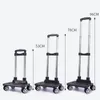 Dog Carrier Portable 4/5 Wheel Trolley Rack Aluminum Alloy Foldable Pullling Rod For Student Backpack Pet Bag Load Bearing 15kg