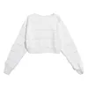 Camisolas femininas 001 Winter malha redonda pescoço sul pulôver de cor sólida camisóis de traje curto para mulheres tops de chiffon