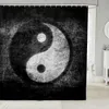 Tende da doccia yin yang tenda da doccia per bagno boho trippy gossip pattern psichedelico arte impermeabile tende da doccia da bagno con gancio R230821